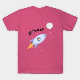 Shiba Inu to the Moon! T-Shirt